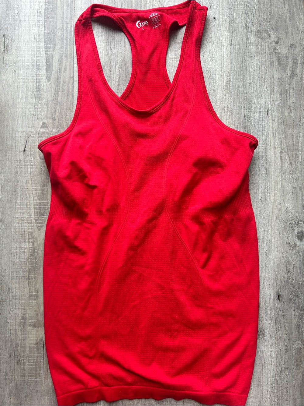 ZYIA Bright Red Racerback Tank